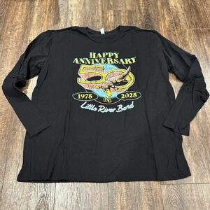 Little River Band 50th Anniversary Men's Longsleeve T Shirt XXL 100% Cotton